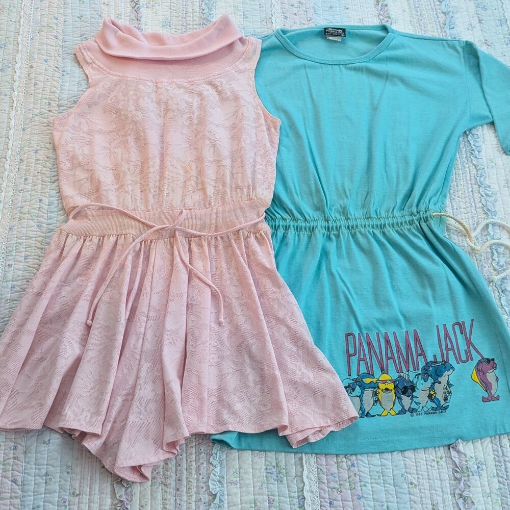 Bundle of 2 - Panama Jack mini dress and Mikal-Alan romper
